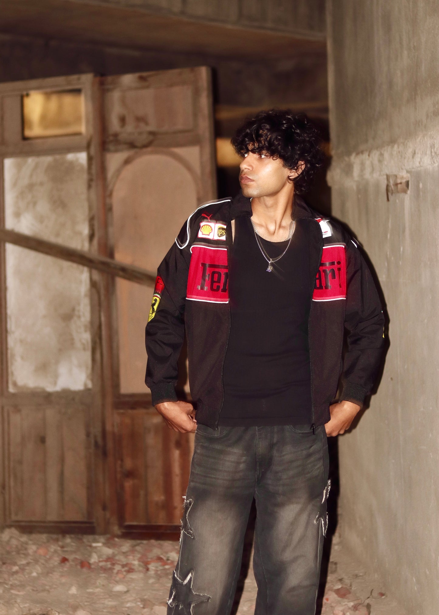 Ferrari F1 Heritage Racing Jacket – Black
