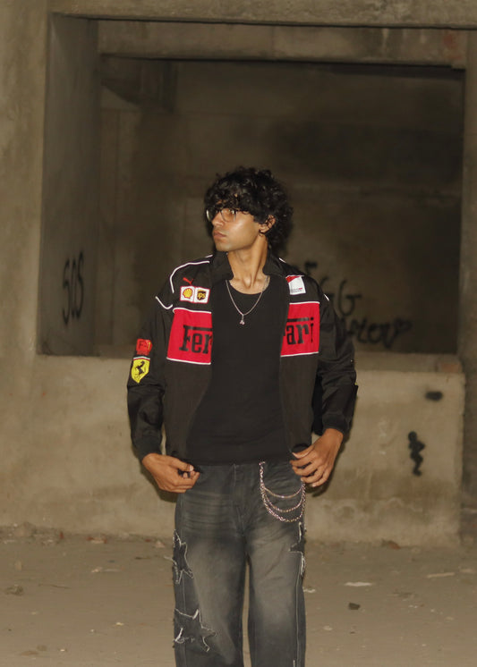 Ferrari F1 Heritage Racing Jacket – Black