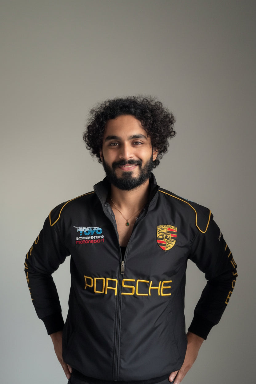 Porsche Racing Jacket – Premium Embroidered