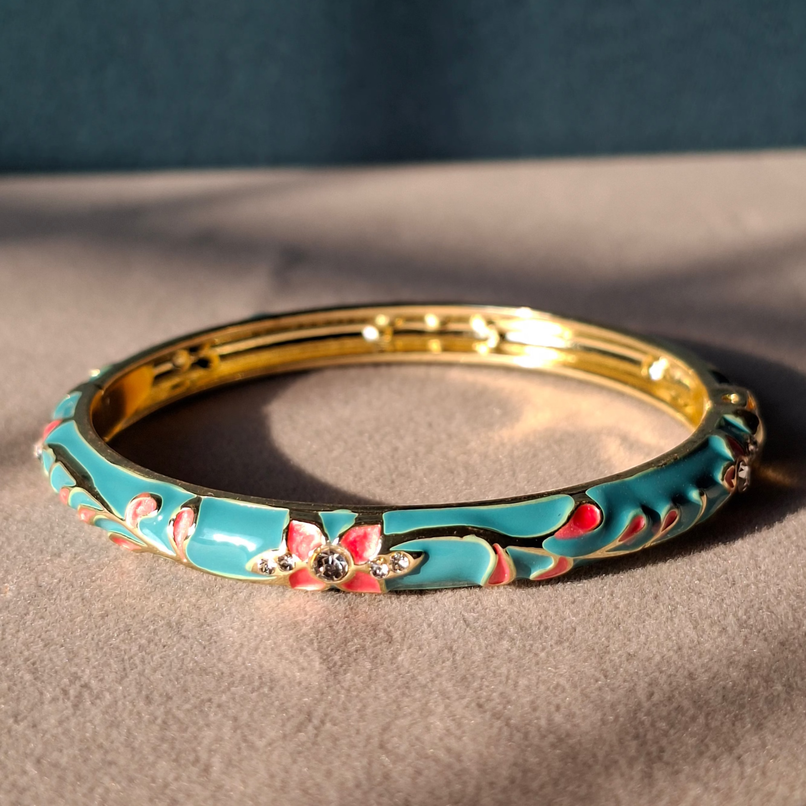 Floral Gem Bangle