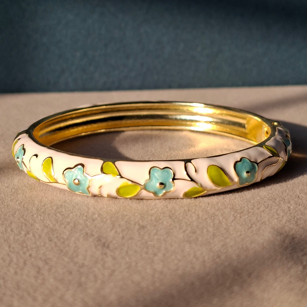 Azure Bloom Bangle