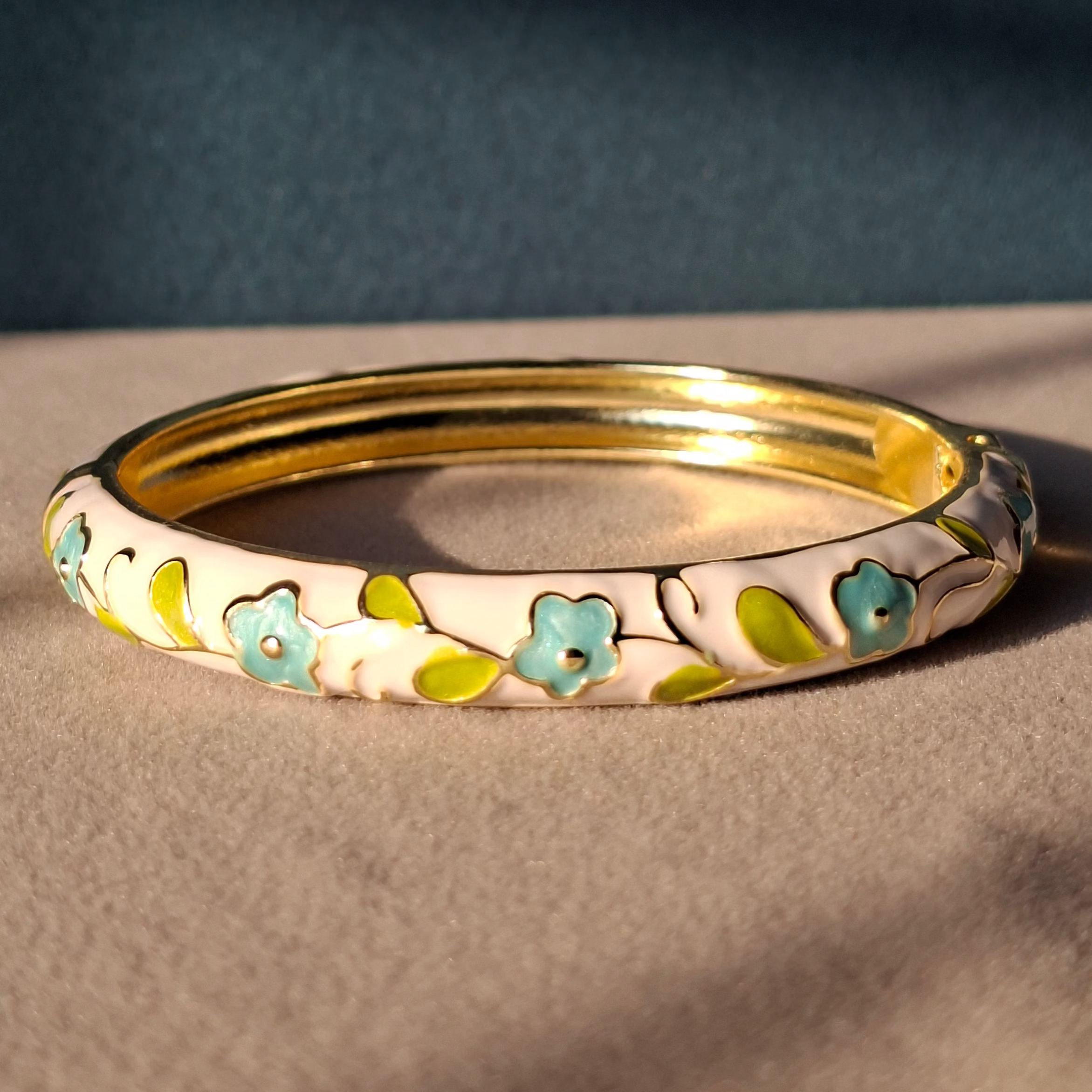 Azure Bloom Bangle