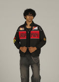 Ferrari F1 Racing Jacket – Black | Trendy Streetwear Edition