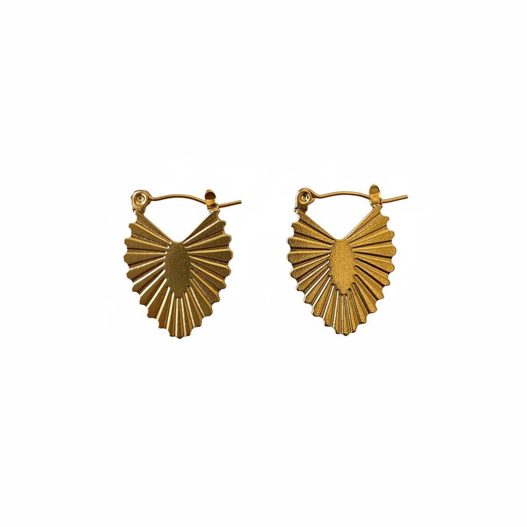 Golden Leaf Earrings