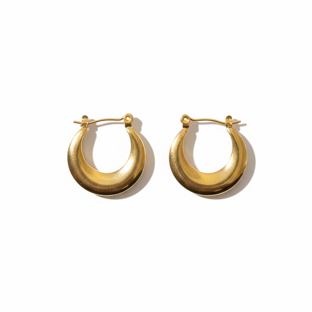 Simple Gold Earrings