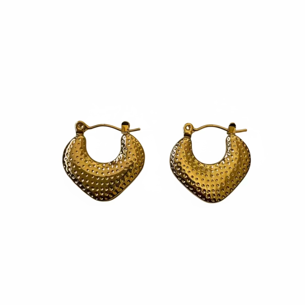 Strawberry Heart Earrings