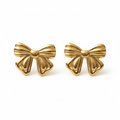 Blush Bow Earrings