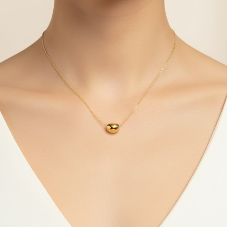 Golden Arc Necklace