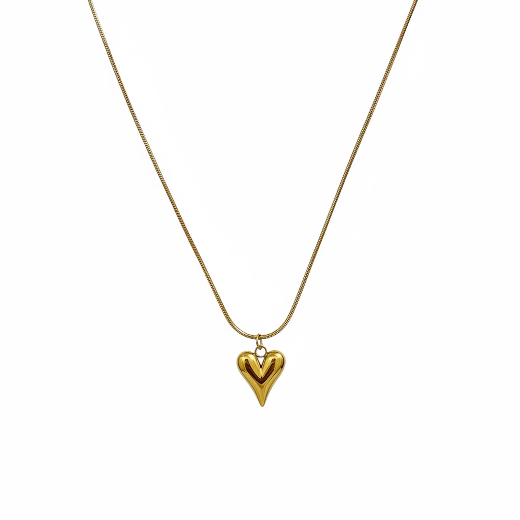 Golden Heart Necklace