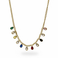 Rainbow Drop Necklace