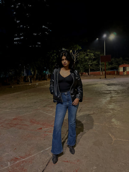 Velovora ReIGN Black Leather Jacket