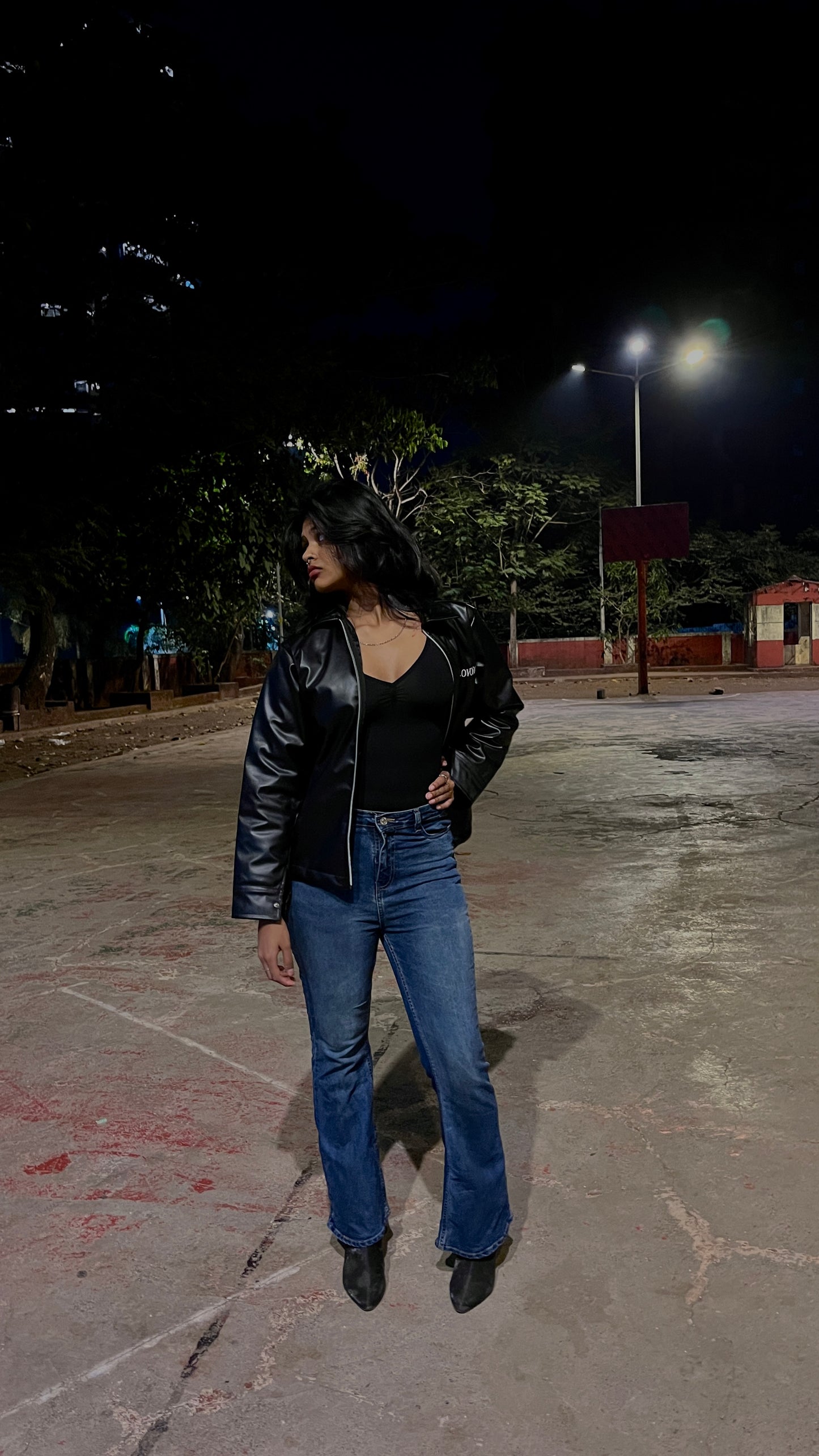 Velovora ReIGN Black Leather Jacket