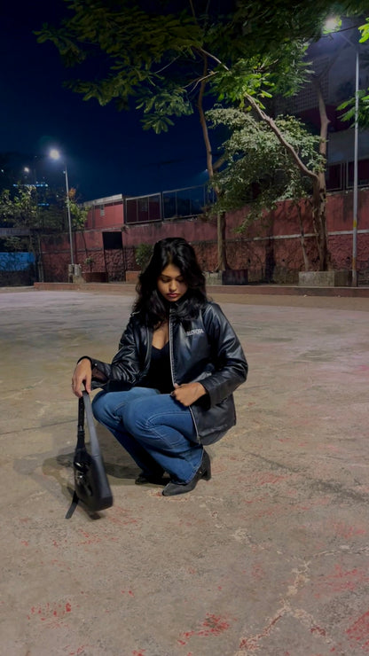 Velovora ReIGN Black Leather Jacket