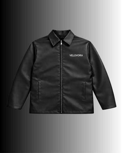 Velovora ReIGN Black Leather Jacket