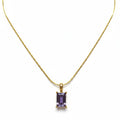 Violet Aura Necklace